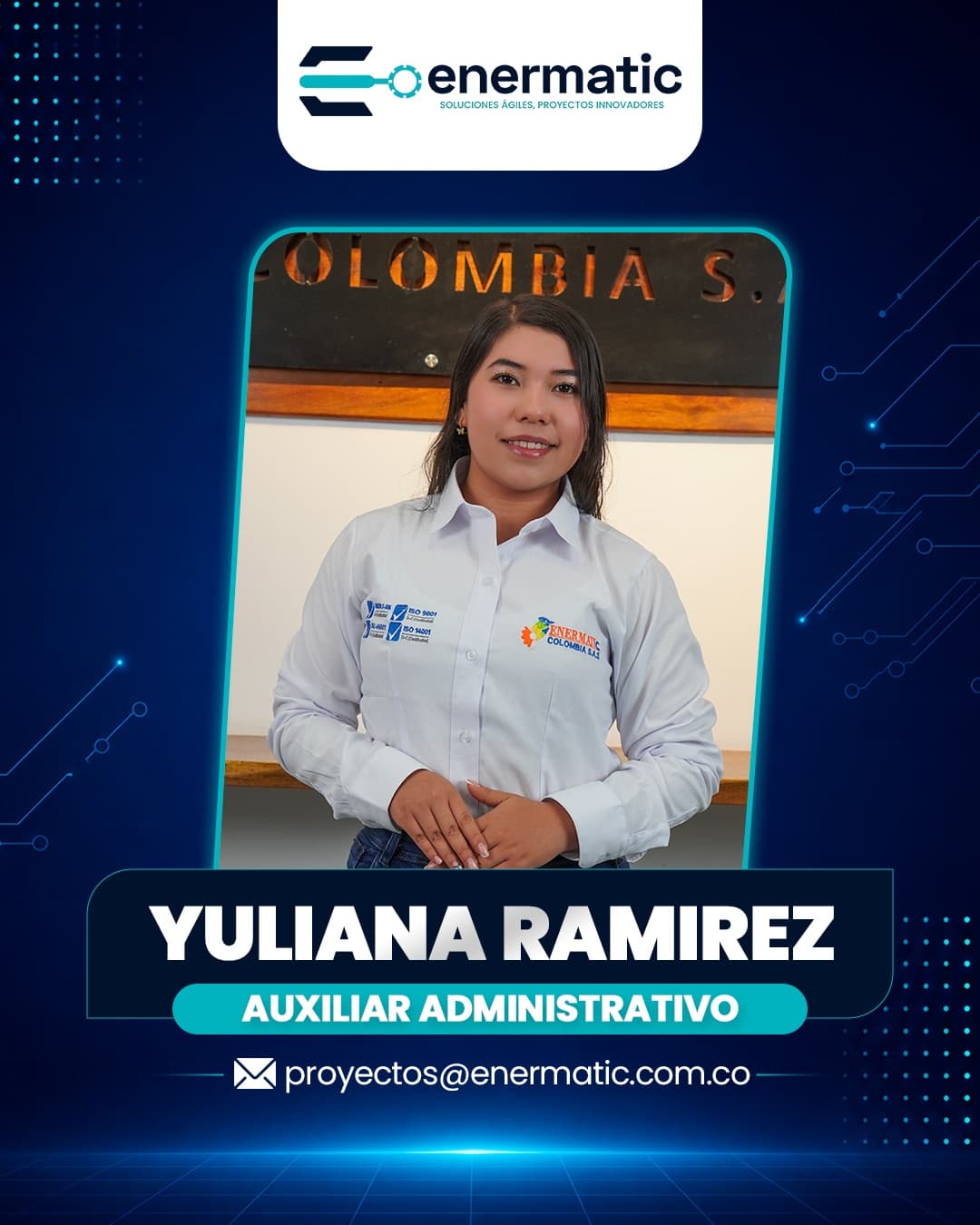 Yuliana Ramirez — Auxiliar Administrativa