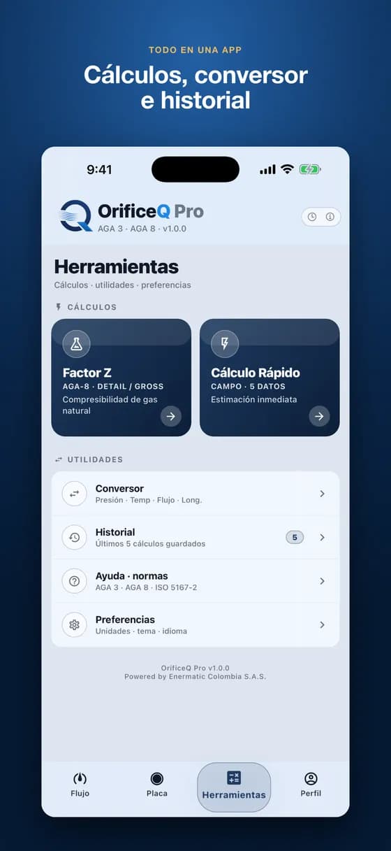 Herramientas y conversor de unidades